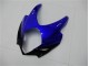 Azul Branco Preto Carenagem Suzuki GSXR 1000 K7 2007-2008 Azul Branco Preto Carenagem Suzuki GSXR 1000 K7 2007-2008