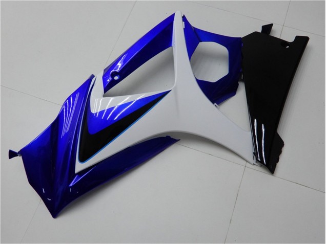 Azul Branco Preto Carenagem Suzuki GSXR 1000 K7 2007-2008 Azul Branco Preto Carenagem Suzuki GSXR 1000 K7 2007-2008