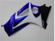 Azul Branco Preto Carenagem Suzuki GSXR 1000 K7 2007-2008 Azul Branco Preto Carenagem Suzuki GSXR 1000 K7 2007-2008