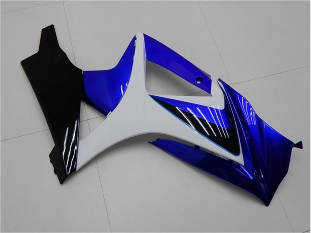 Azul Branco Preto Carenagem Suzuki GSXR 1000 K7 2007-2008 Azul Branco Preto Carenagem Suzuki GSXR 1000 K7 2007-2008