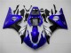 Azul Branco Preto Carenagem Yamaha R6 2003-2005 Azul Branco Preto Carenagem Yamaha R6 2003-2005