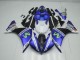 Azul Branco Preto Kit Carenagem Yamaha R1 2012-2014 Azul Branco Preto Kit Carenagem Yamaha R1 2012-2014