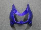 Azul Branco Preto Ninja Abs Plástico Kawasaki EX250 2008-2012 Azul Branco Preto Ninja Abs Plástico Kawasaki EX250 2008-2012