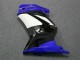 Azul Branco Preto Ninja Abs Plástico Kawasaki EX250 2008-2012 Azul Branco Preto Ninja Abs Plástico Kawasaki EX250 2008-2012