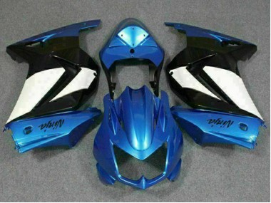 Azul Branco Preto Ninja Abs Plásticos Kawasaki EX250 2008-2012