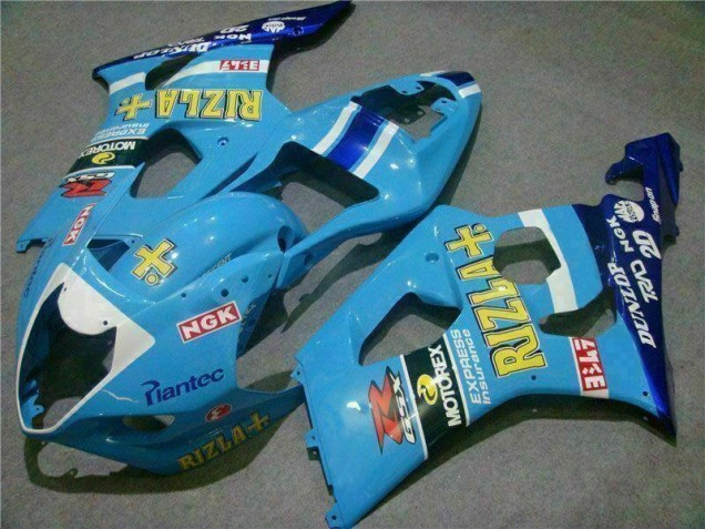Azul Carenagem Suzuki GSXR 1000 K3 2003-2004 Azul Carenagem Suzuki GSXR 1000 K3 2003-2004