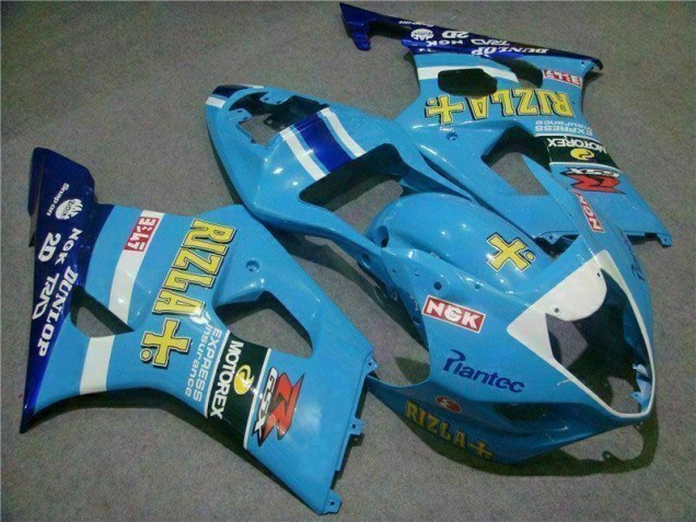 Azul Carenagem Suzuki GSXR 1000 K3 2003-2004 Azul Carenagem Suzuki GSXR 1000 K3 2003-2004