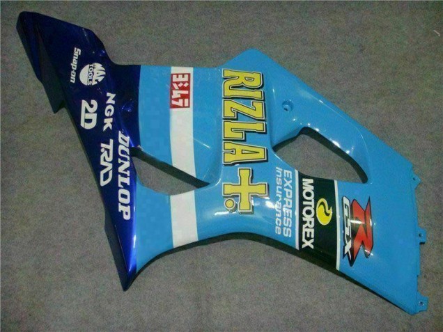 Azul Carenagem Suzuki GSXR 1000 K3 2003-2004 Azul Carenagem Suzuki GSXR 1000 K3 2003-2004