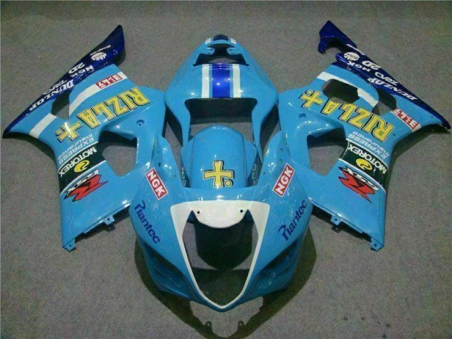 Azul Carenagem Suzuki GSXR 1000 K3 2003-2004 Azul Carenagem Suzuki GSXR 1000 K3 2003-2004