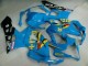 Azul Carenagem Suzuki GSXR 1000 K5 2005-2006 Azul Carenagem Suzuki GSXR 1000 K5 2005-2006