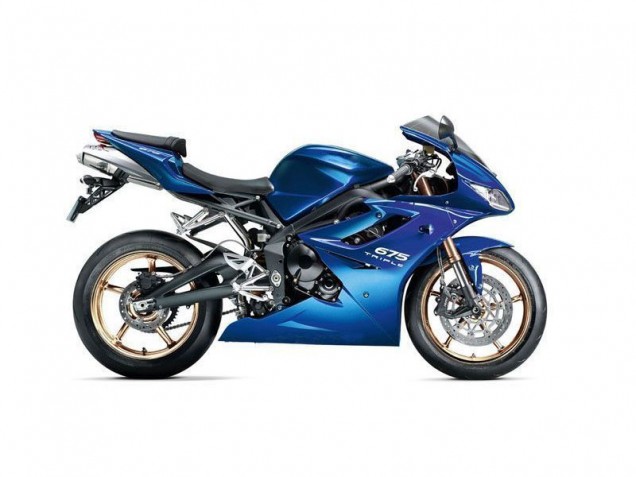 Azul Carenagem Triumph Daytona 675 Triple 2009-2012 Azul Carenagem Triumph Daytona 675 Triple 2009-2012