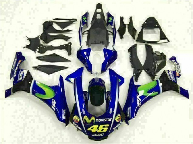 Azul Carenagem Yamaha R1 2015-2019