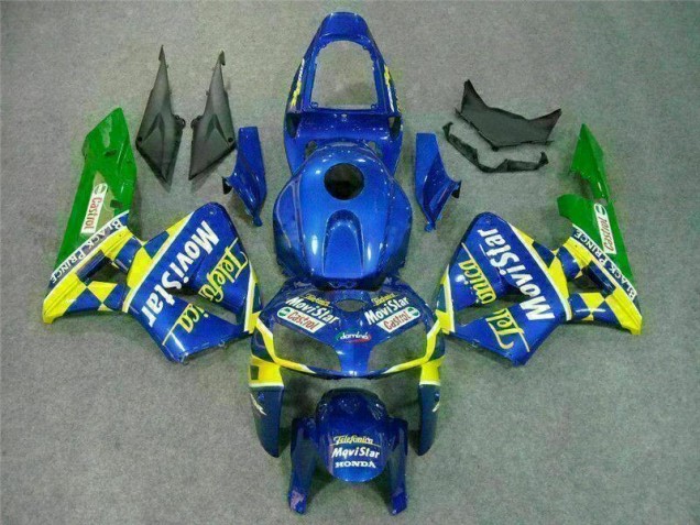 Azul Carroçaria Honda CBR 600RR 2005-2006 Azul Carroçaria Honda CBR 600RR 2005-2006