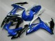 Azul Carroçaria Suzuki GSXR 600 / 750 K6 2006-2007 Azul Carroçaria Suzuki GSXR 600 / 750 K6 2006-2007