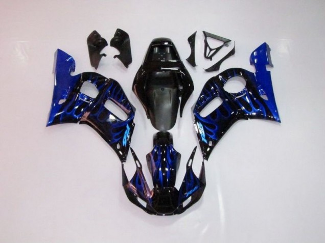 Azul Chama Carenagem Yamaha R6 1998-2002 Azul Chama Carenagem Yamaha R6 1998-2002