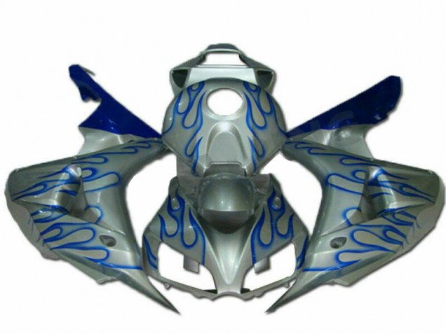 Azul Chama Prata Carenagem Honda CBR 1000RR 2006-2007