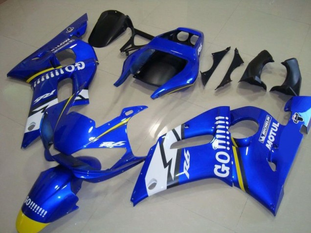 Azul Go Motul Carenagem Yamaha R6 1998-2002 Azul Go Motul Carenagem Yamaha R6 1998-2002