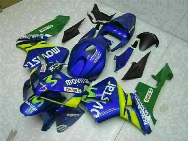 Azul Kit Carenagem Honda CBR 600RR 2005-2006 Azul Kit Carenagem Honda CBR 600RR 2005-2006
