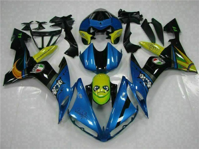 Azul Kit Carenagem Yamaha R1 2004-2006 Azul Kit Carenagem Yamaha R1 2004-2006
