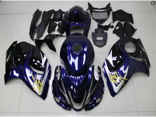 Azul Ouro Carenagem Suzuki GSXR 1300 Hayabusa 2008-2019 Azul Ouro Carenagem Suzuki GSXR 1300 Hayabusa 2008-2019