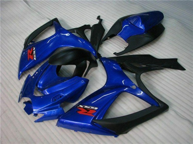 Azul Plásticos Suzuki GSXR 600 / 750 K6 2006-2007