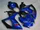 Azul Plásticos Suzuki GSXR 600 / 750 K6 2006-2007