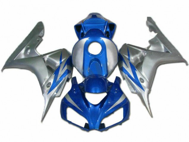 Azul Prata Carenagem Honda CBR 1000RR 2006-2007 Azul Prata Carenagem Honda CBR 1000RR 2006-2007