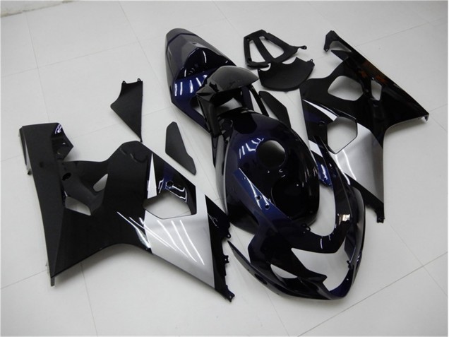 Azul Prata Carenagem Suzuki GSXR 600 / 750 K4 2004-2005 Azul Prata Carenagem Suzuki GSXR 600 / 750 K4 2004-2005