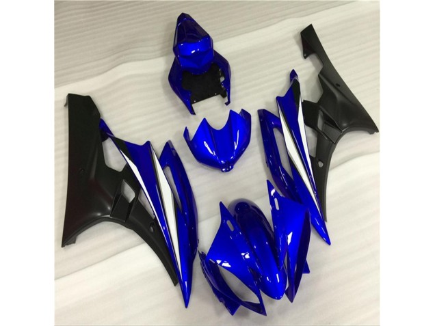 Azul Preto Abs Carenagem Yamaha R6 2006-2007 Azul Preto Abs Carenagem Yamaha R6 2006-2007