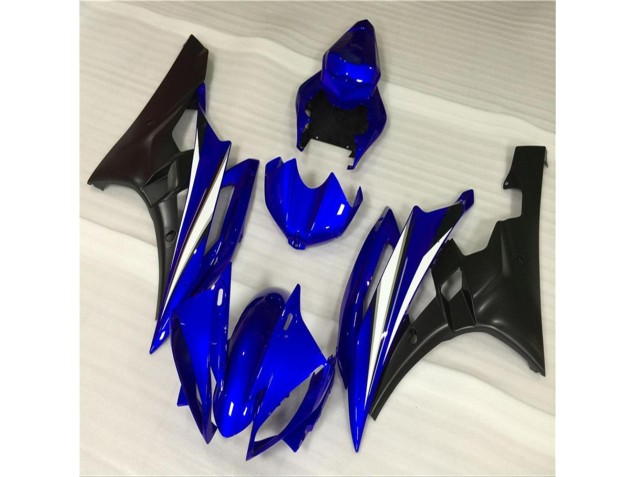 Azul Preto Abs Carenagem Yamaha R6 2006-2007 Azul Preto Abs Carenagem Yamaha R6 2006-2007