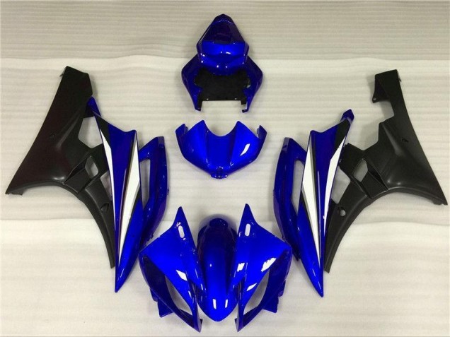 Azul Preto Abs Carenagem Yamaha R6 2006-2007 Azul Preto Abs Carenagem Yamaha R6 2006-2007
