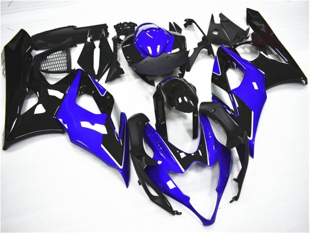 Azul Preto Abs Kit Completos Carenagem Suzuki GSXR 1000 K7 2007-2008 Azul Preto Abs Kit Completos Carenagem Suzuki GSXR 1000 K7 2007-2008