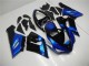 Azul Preto Abs Kits Completos Carenagem Kawasaki ZX6R 2005-2006 Azul Preto Abs Kits Completos Carenagem Kawasaki ZX6R 2005-2006