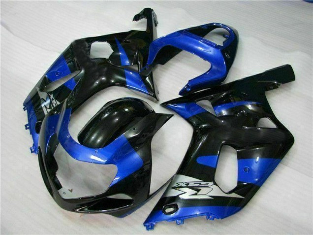 Azul Preto Abs Kits Completos Carenagem Suzuki GSXR 600 / 750 K1 K2 K3 2001-2003 Azul Preto Abs Kits Completos Carenagem Suzuki GSXR 600 / 750 K1 K2 K3 2001-2003