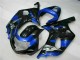 Azul Preto Abs Kits Completos Carenagem Suzuki GSXR 600 / 750 K1 K2 K3 2001-2003 Azul Preto Abs Kits Completos Carenagem Suzuki GSXR 600 / 750 K1 K2 K3 2001-2003