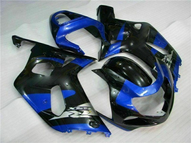 Azul Preto Abs Kits Completos Carenagem Suzuki GSXR 600 / 750 K1 K2 K3 2001-2003 Azul Preto Abs Kits Completos Carenagem Suzuki GSXR 600 / 750 K1 K2 K3 2001-2003