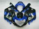 Azul Preto Abs Kits Completos Carenagem Suzuki GSXR 600 / 750 K1 K2 K3 2001-2003 Azul Preto Abs Kits Completos Carenagem Suzuki GSXR 600 / 750 K1 K2 K3 2001-2003