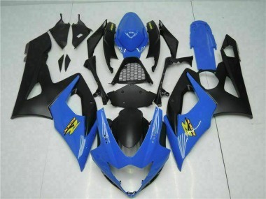Azul Preto Abs Plástico Suzuki GSXR 1000 K5 2005-2006