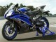 Azul Preto Abs Plástico Yamaha R6 2006-2007 Azul Preto Abs Plástico Yamaha R6 2006-2007