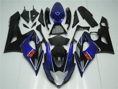 Azul Preto Abs Plásticos Suzuki GSXR 1000 K5 2005-2006