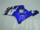 Azul Preto Abs Plásticos Suzuki GSXR 600 / 750 K4 2004-2005 Azul Preto Abs Plásticos Suzuki GSXR 600 / 750 K4 2004-2005