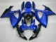 Azul Preto Abs Plásticos Suzuki GSXR 600 / 750 K6 2006-2007