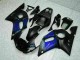 Azul Preto Abs Plásticos Yamaha R6 1998-2002 Azul Preto Abs Plásticos Yamaha R6 1998-2002