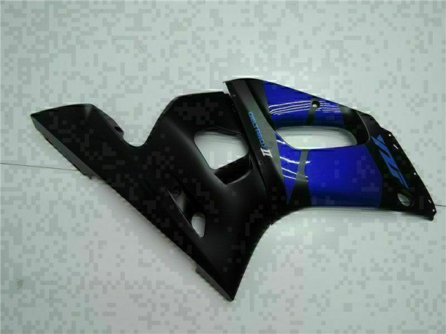 Azul Preto Abs Plásticos Yamaha R6 1998-2002 Azul Preto Abs Plásticos Yamaha R6 1998-2002