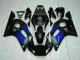 Azul Preto Abs Plásticos Yamaha R6 1998-2002 Azul Preto Abs Plásticos Yamaha R6 1998-2002