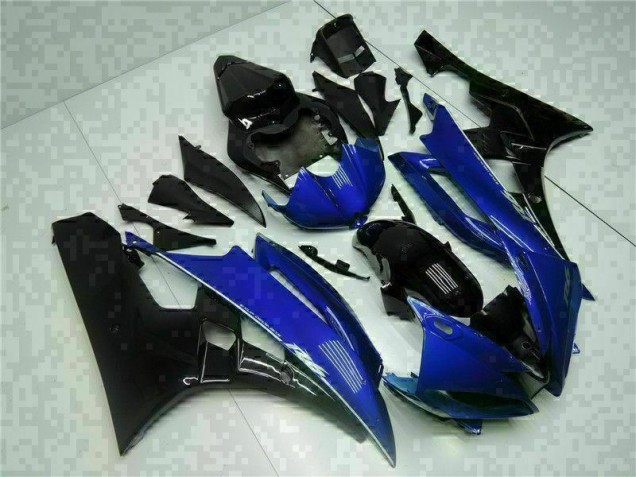 Azul Preto Abs Plásticos Yamaha R6 2006-2007 Azul Preto Abs Plásticos Yamaha R6 2006-2007