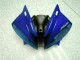 Azul Preto Abs Plásticos Yamaha R6 2006-2007 Azul Preto Abs Plásticos Yamaha R6 2006-2007