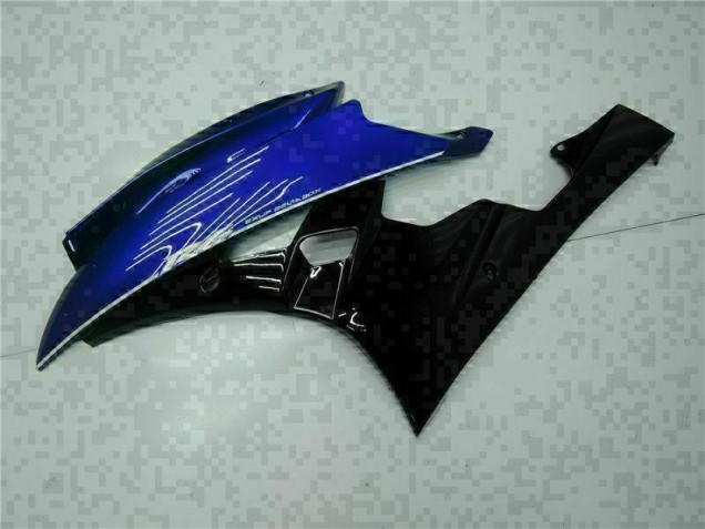 Azul Preto Abs Plásticos Yamaha R6 2006-2007 Azul Preto Abs Plásticos Yamaha R6 2006-2007
