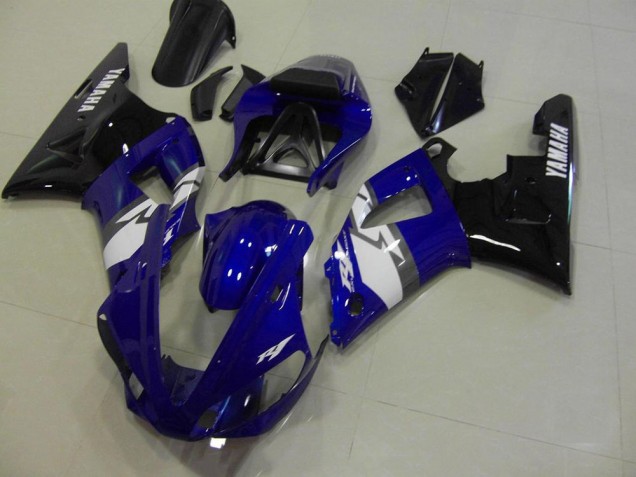 Azul Preto Branco Carroçaria Yamaha R1 2000-2001 Azul Preto Branco Carroçaria Yamaha R1 2000-2001