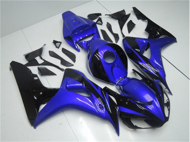 Azul Preto Carenagem Honda CBR 1000RR 2006-2007 Azul Preto Carenagem Honda CBR 1000RR 2006-2007